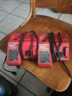 Milwaukee battery chargers