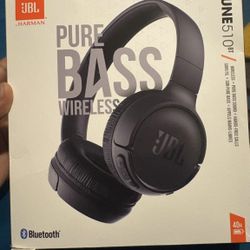 JBL TUNE 510BT Wireless On-Ear Headphones - Black