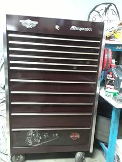 Snap on tool box