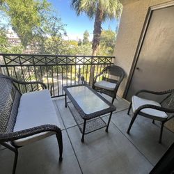 Lowe’s 4-Piece Wicker Patio Set
