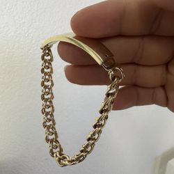 Solid Gold Chino Bracelet 