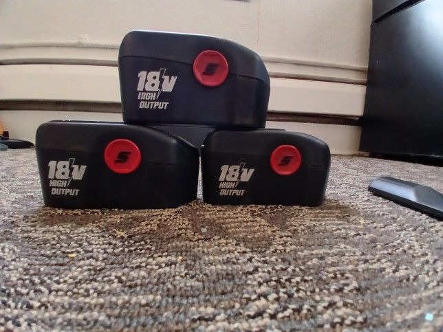 Snap-On Replacent Batteries.