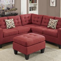 Sectional Sofa + Ottoman