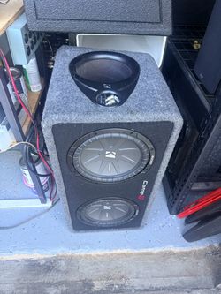 Kicker 10” comp r subs