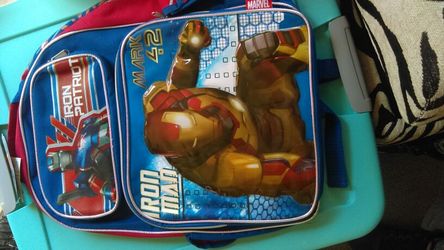 Kids iron man backpack
