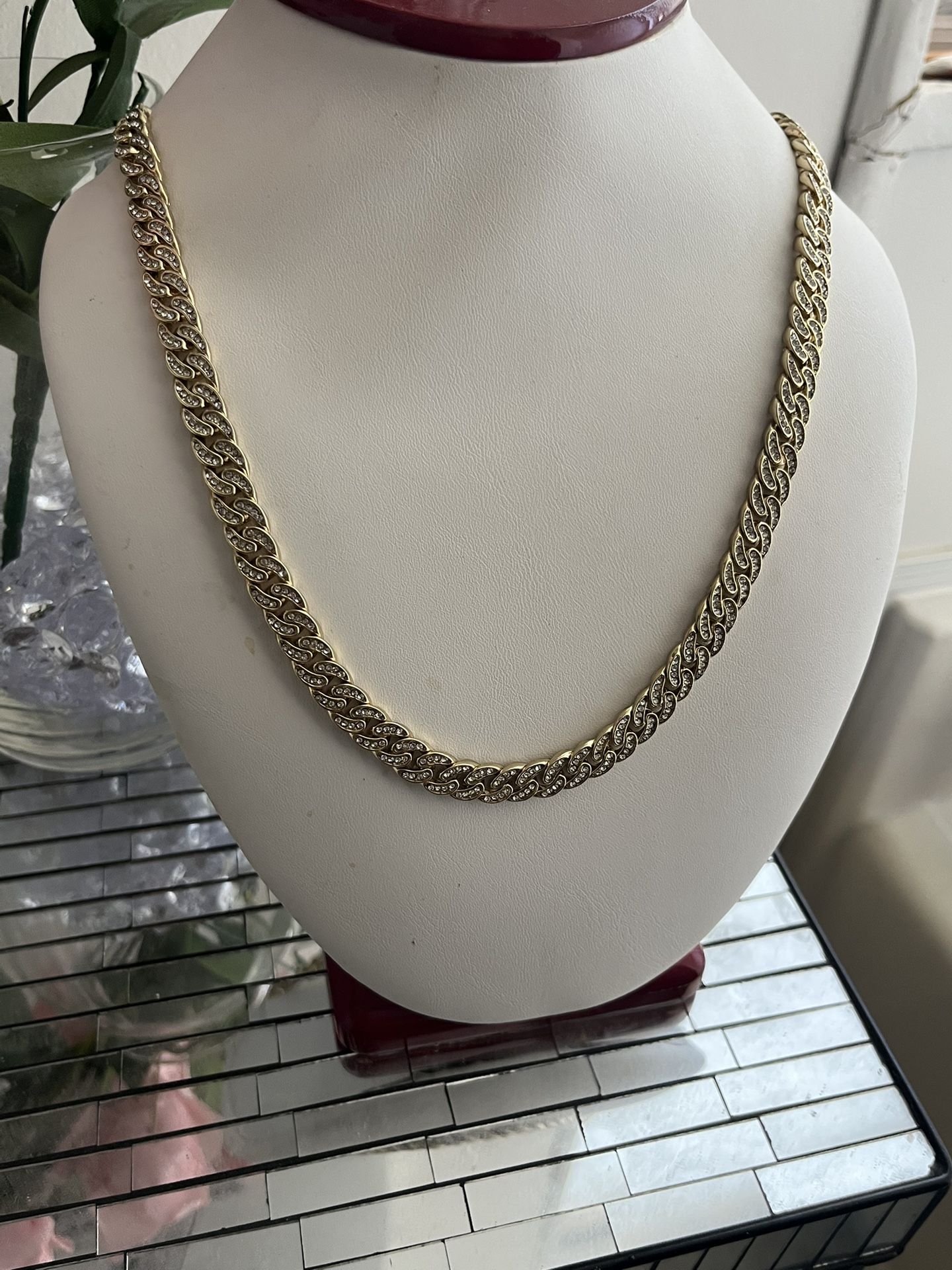 22” ice out chain