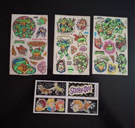 Vintage TMNT stickers