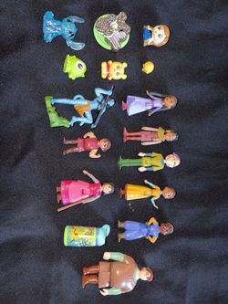 Disney Mini Figures- WISH L, AVATAR, STITCH- mixed set- LOTZ