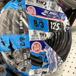New Romex Wire 8/3