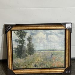 Gold framed painting