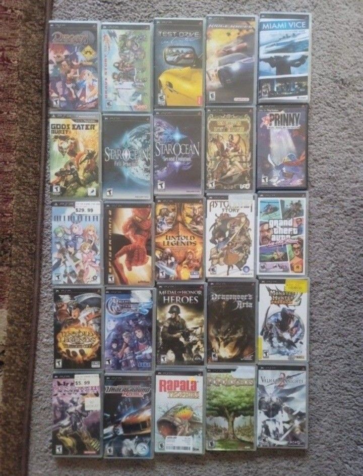 PSP + PS3 Games