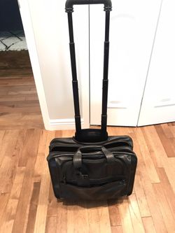Tumi Leather Roller Briefcase