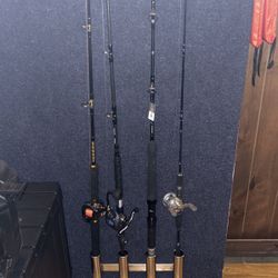 Lots Of Different Stuff Rods And Reels