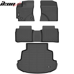 Fits 2014-2019 Toyota Corolla Sedan 3D All Weather Floor Mats TPE Carpet + Trunk Mat