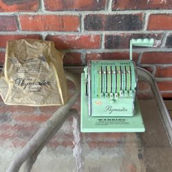 Vintage Paymaster Series S-1000 Check Writer Machine 
