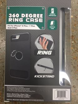NWT ring iPhone case with kickstand