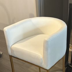 Countertop Stools White Set Of 3