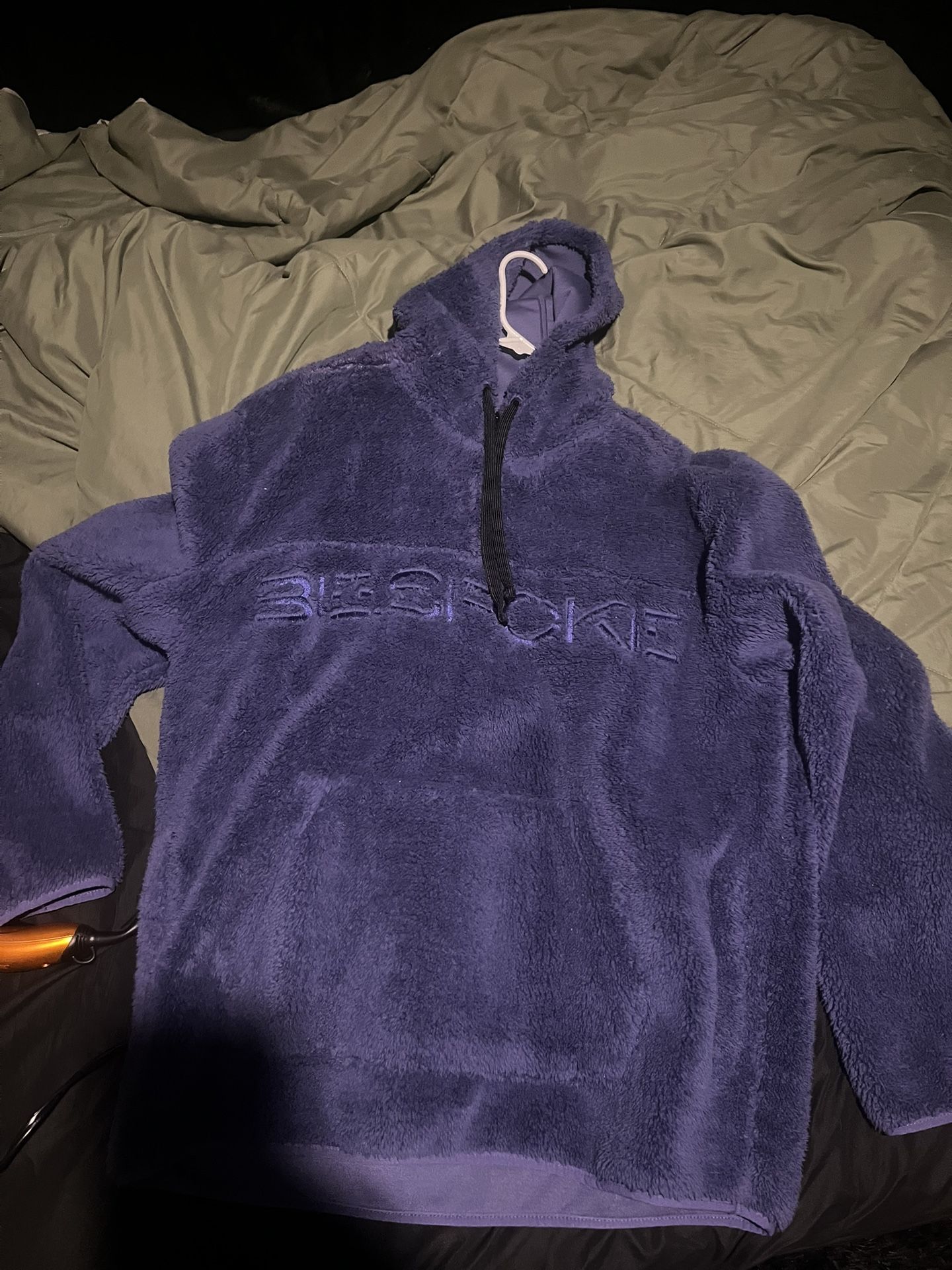 2XL Purple Fur Hoddie