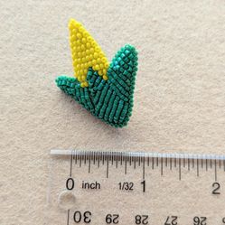 Hand Made Beaded Pin
