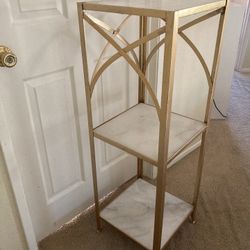 Gold & Marble Decorative Shelves