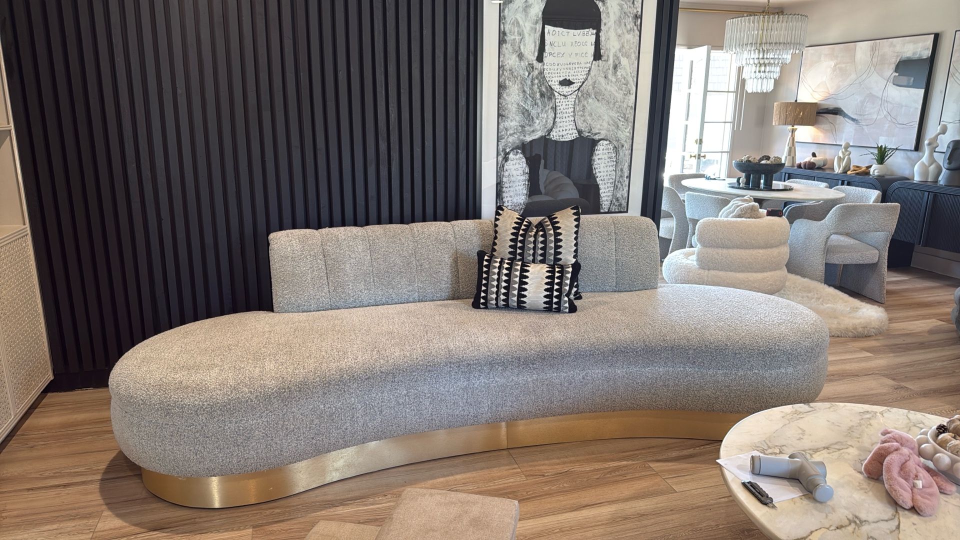 Mod Shop Designer Boucle Sofa