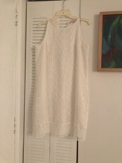 White Laced Dress /elegant