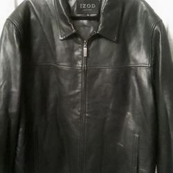 IZOD Men's Leather Jacket