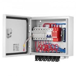 New VEVOR PV Combiner Box, 6 String, Solar Combiner Box with 10A Rated Current Fuse 63A Circuit Brea