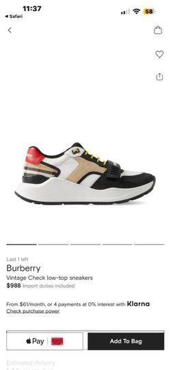 Burberry women shoes size 6