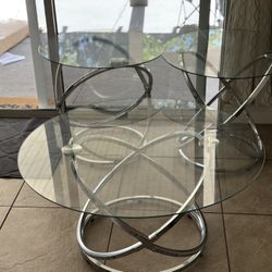 Glass Coffee And Side Tables 