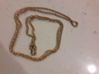 Synthetic gold chain
