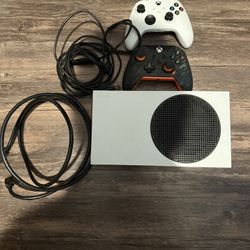 Xbox Series S With Two Controllers 