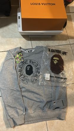Bape x chrome hearts sweater