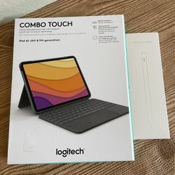 Logitech Combo Touch keyboard Case For iPad Air 4th / 5th / 6th / 7th Generation (Air 11 M2 / M3) New 