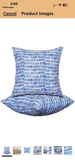 Outdoor Throw Pillows Decorative Pillows with Insert Included 18x18 Patio piloows Set of 2 Outdoor Pillows for Patio Furniture