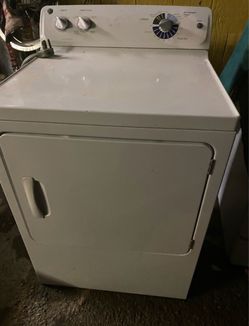 GE Electric Dryer White