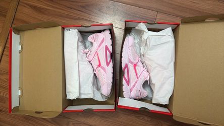 Size 6 & size 7 pink on pink Nikes