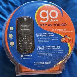 Motorola Pay As You Go Cellphone Cingular Att