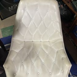 Leather Waffle Chair Vintage Antique