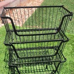 Metal Stackable Baskets*Cash / cash app / Venmo / Zelle accepted *
