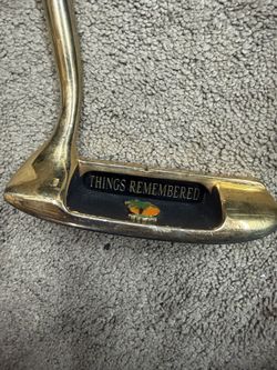Things Remembered 24 K Gold With Genuine Leather Grip