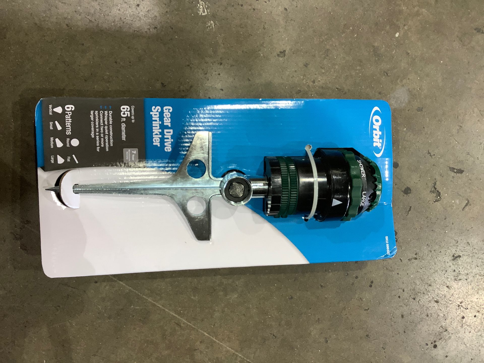 New Orbit Gear Drive Sprinkler