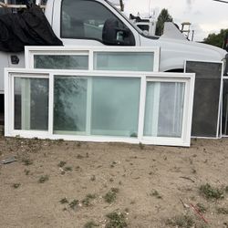 Double Glass Vinyl Window