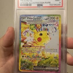 Pikachu Ex PSA 9