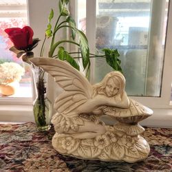 Sleeping Fairy On Mushroom 