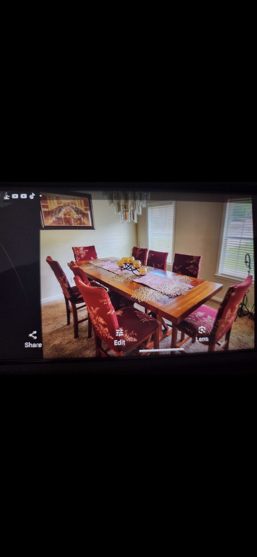 Dinning Room Table (6Chairs)