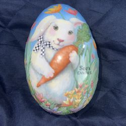 5 vintage Easter eggs. Great for holding candies or small gifts