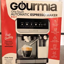 GOURMIA – One – Touch Automatic Espresso Maker 8 – In– One