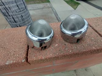1(contact info removed) Chevy car front parking light housings. Guide complete set