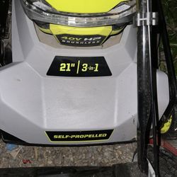 Lawnmower Rioby Con Battery 